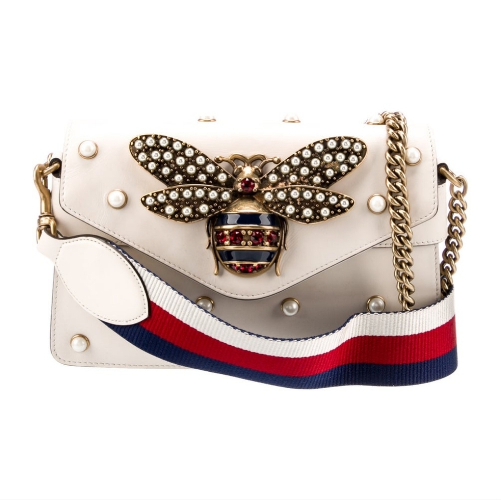 Gucci Broadway Pearly Bee Bag